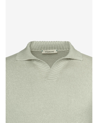 Fioroni - Buttonless polo cotton - Taupe