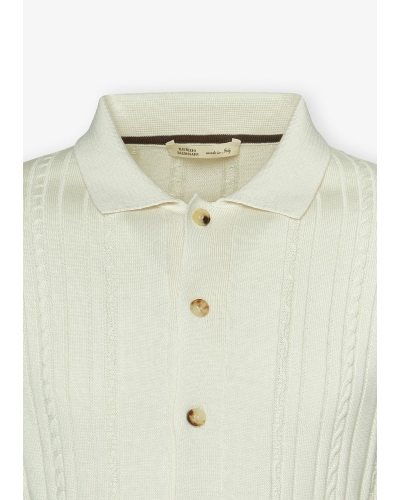 Maurizio Baldassari - Knitted shirt silk cotton - Offwhite