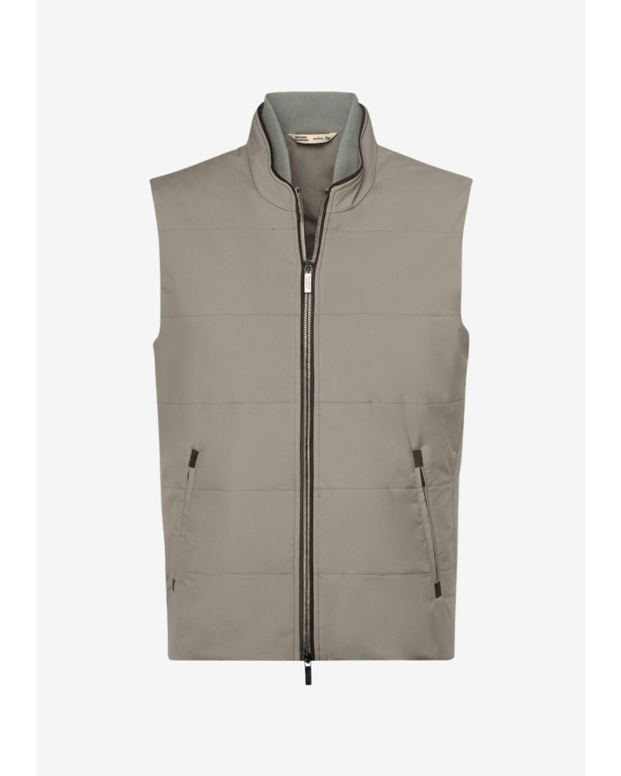 MAURIZIO BALDASSARI Maurizio Baldassari - Gilet woven with wool - Taupe