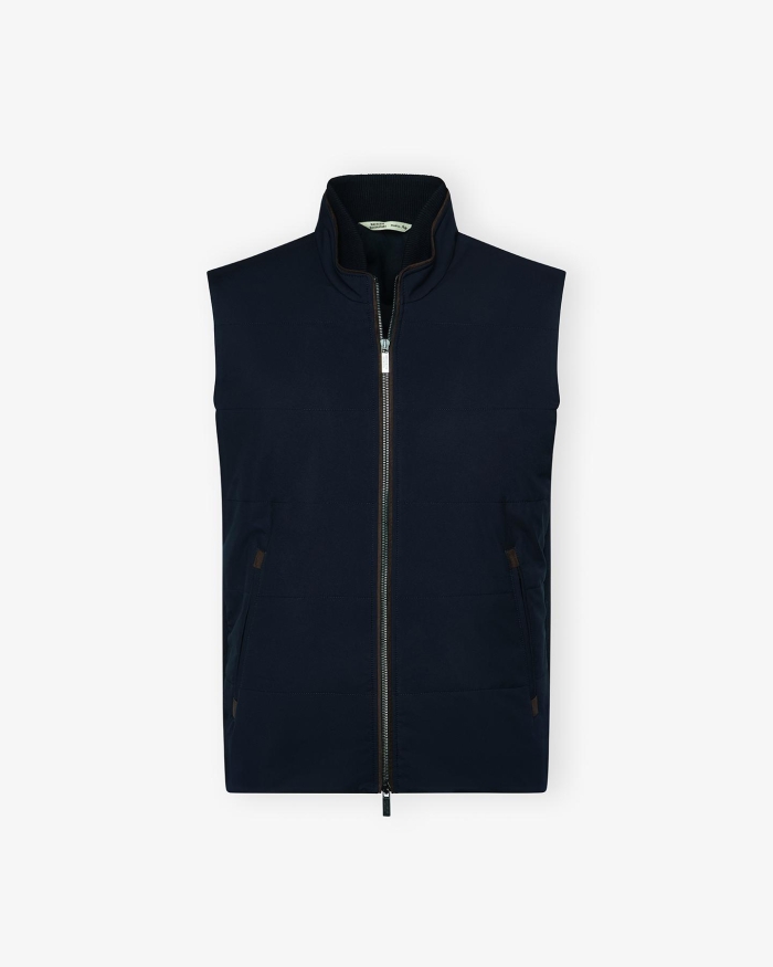 MAURIZIO BALDASSARI Maurizio Baldassari - Gilet woven with wool - Navy