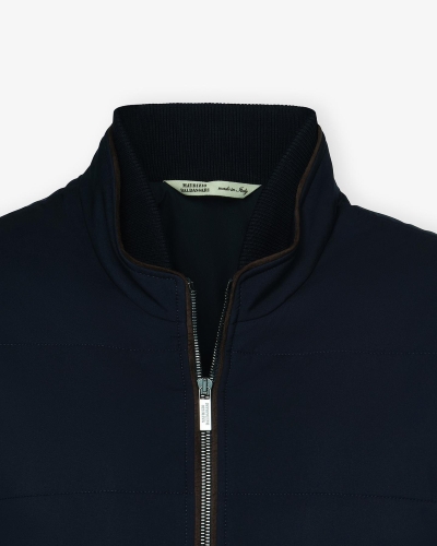 Maurizio Baldassari - Gilet woven with wool - Navy