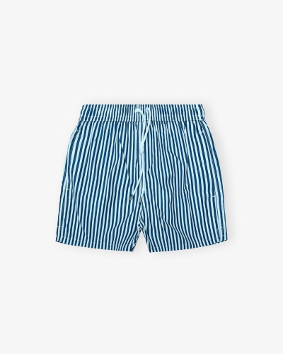 Fedeli - Swimtrunk Madeira Airstop - Stripes navy