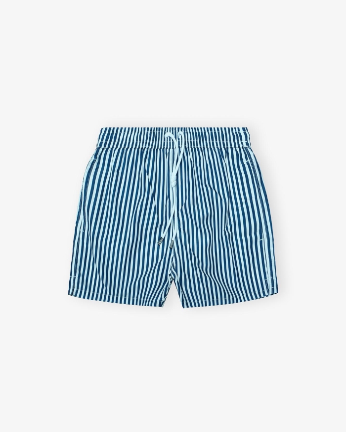FEDELI Fedeli - Swimtrunk Madeira Airstop - Stripes navy