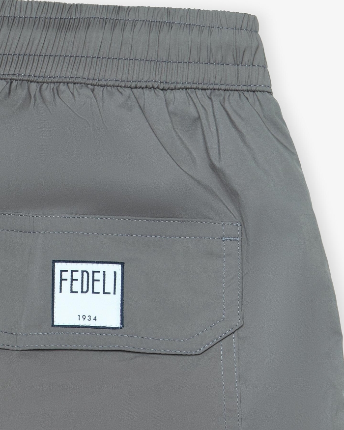 FEDELI Fedeli - Swimtrunk Madeira Airstop - Grey