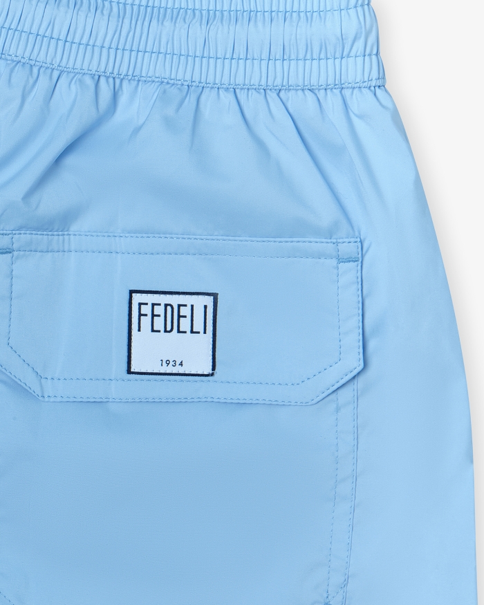 FEDELI Fedeli - Swimtrunk Madeira Airstop - Light blue