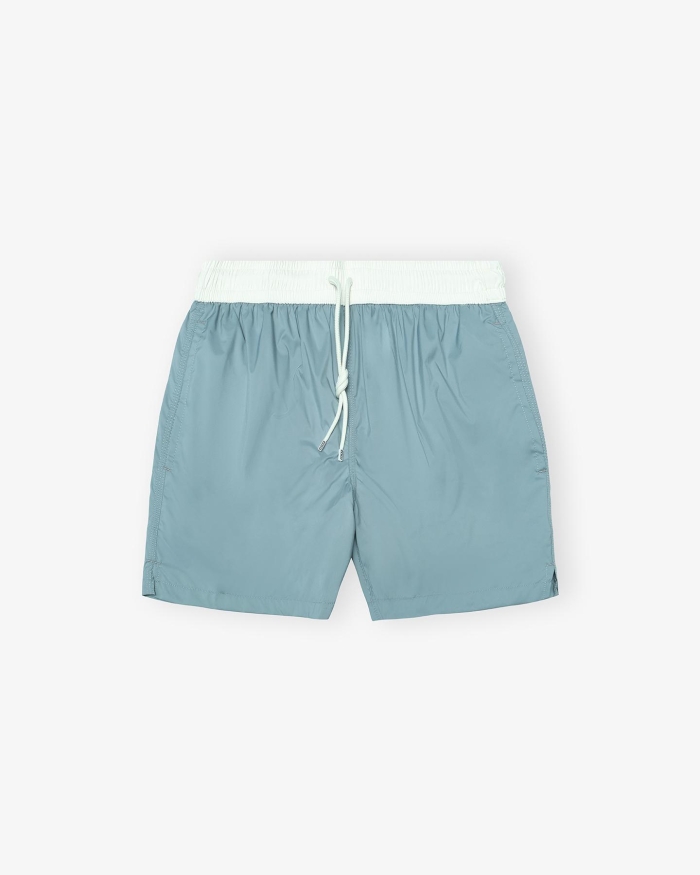 FEDELI Fedeli - Swimtrunk Tahiti bicolore - Ice blue