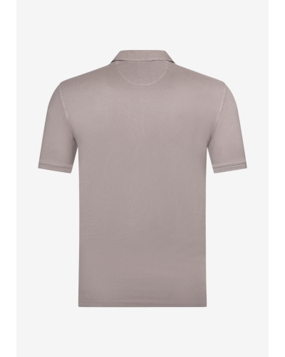 Fedeli - Polo piquet short sleeve - Greige