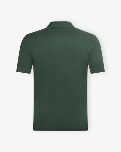 Fedeli - Polo piquet short sleeve - Olive green