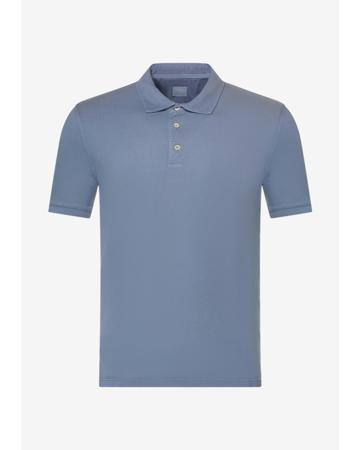 FEDELI Fedeli - Polo piquet short sleeve - Lavender