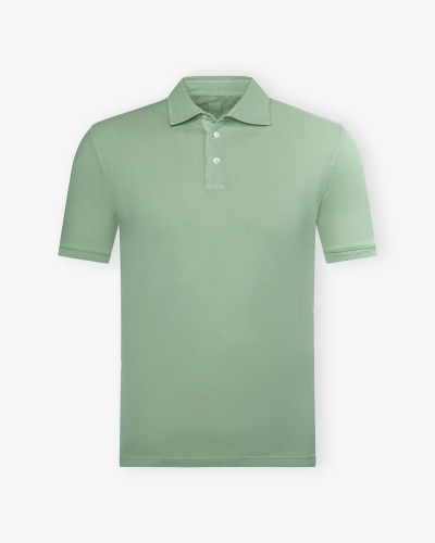 Fedeli - Polo piquet short sleeve - Light green