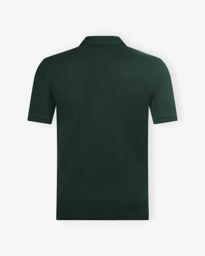Fedeli - Polo piquet short sleeve - Dark green