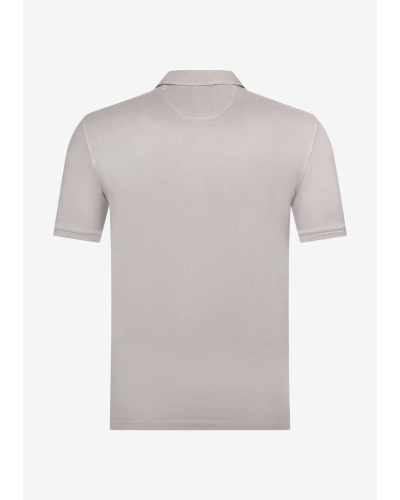 Fedeli - Polo piquet short sleeve - Light grey