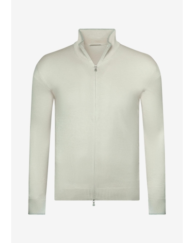 LHDA - Full zip cotton silk - Offwhite