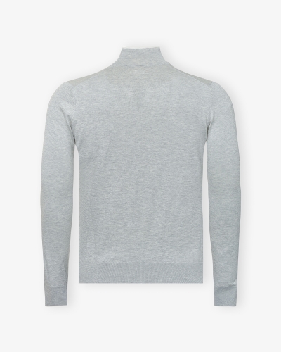 LHDA - Full zip cotton silk - Light grey