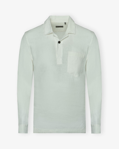 Corneliani - Bowling shirt long sleeve - Offwhite