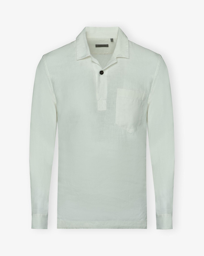 CORNELIANI Corneliani - Bowling shirt long sleeve - Offwhite