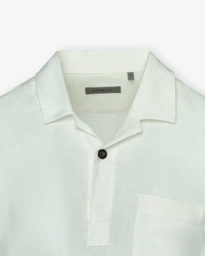 Corneliani - Bowling shirt long sleeve - Offwhite
