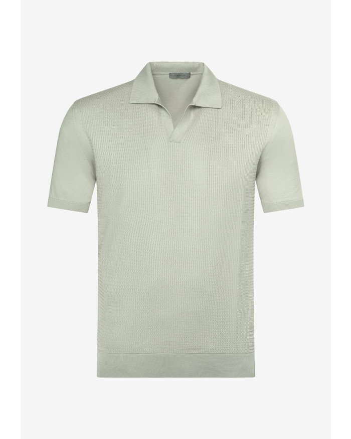 CORNELIANI Corneliani - Polo short sleeve - Cotton - Taupe