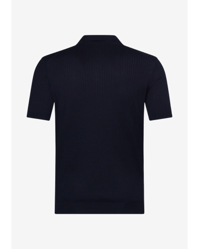 Corneliani - Polo short sleeve - Silk cotton - Navy