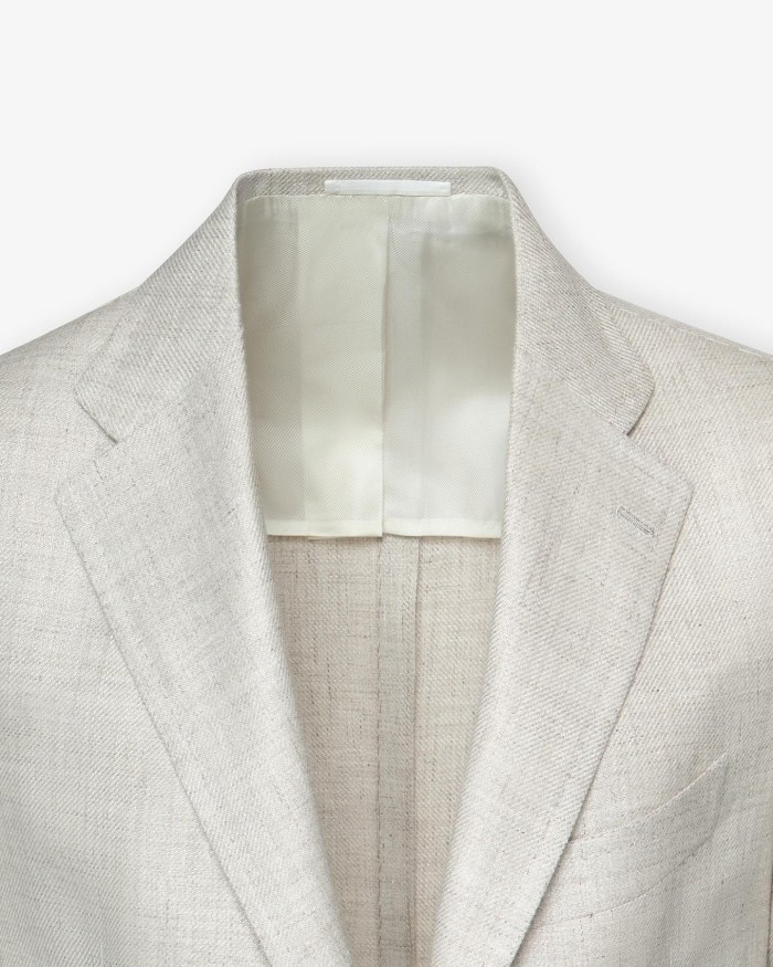 CESARE ATTOLINI Cesare Attolini - Tailor made jacket linen wool silk - Sand
