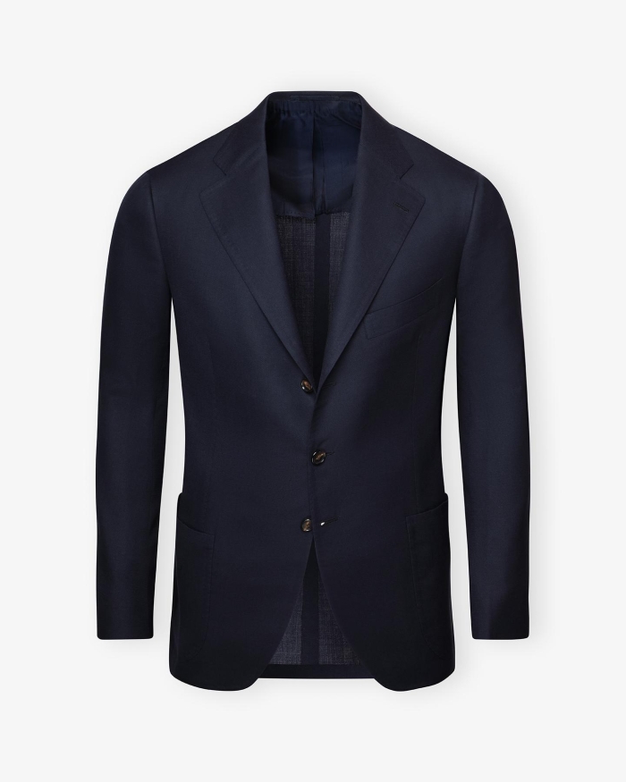 CESARE ATTOLINI Cesare Attolini - Tailor made jacket wool - Navy