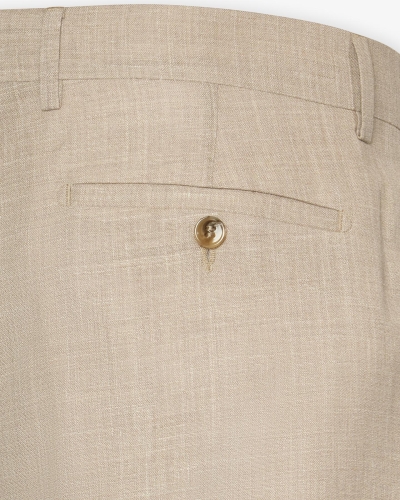 Berwich x Loro Piana - Trousers wool silk linen - Taupe