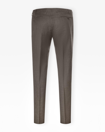 Berwich x Loro Piana - Trousers wool silk linen - Brown