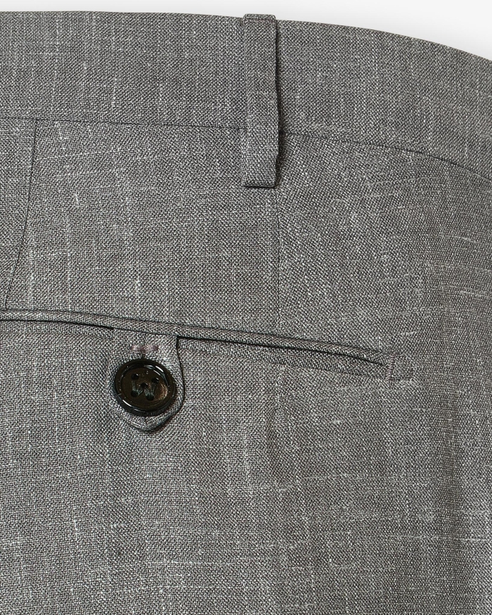 BERWICH Berwich x Loro Piana - Trousers wool silk linen - Grey