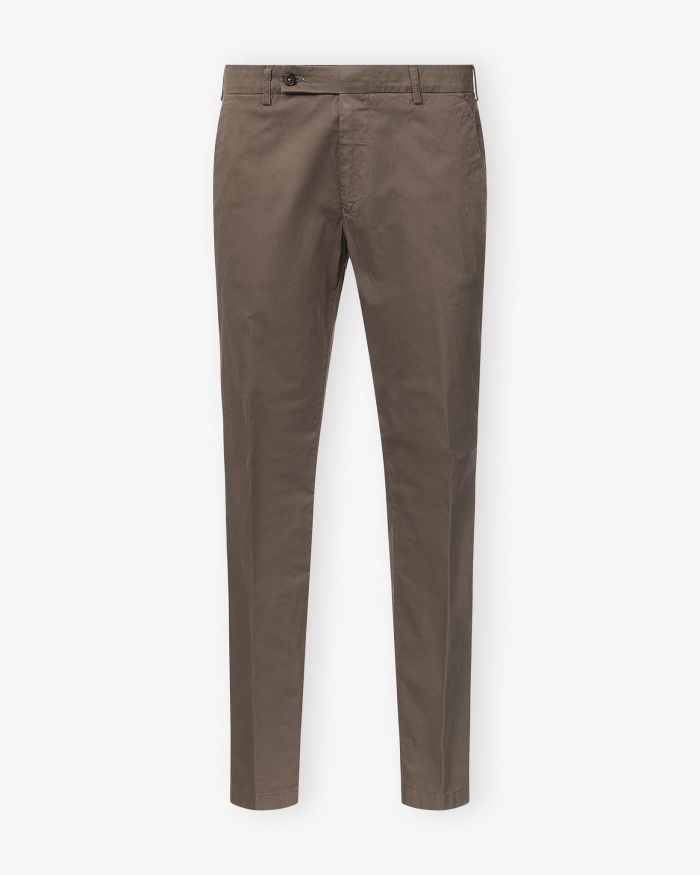 BERWICH Berwich - Trousers cotton - Washed brown