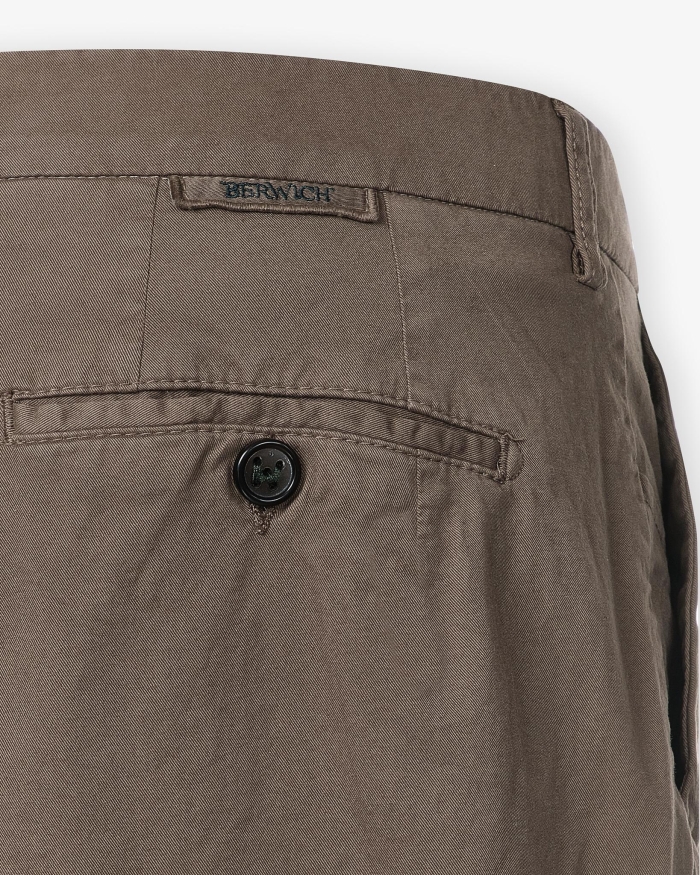 BERWICH Berwich - Trousers cotton - Washed brown