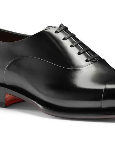Santoni - Oxford polished leather - Black