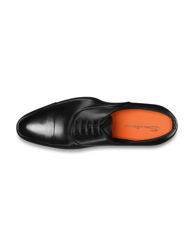Santoni - Oxford polished leather - Black