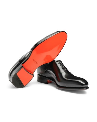 Santoni - Oxford polished leather - Black
