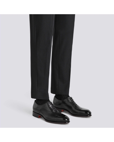 Santoni - Oxford polished leather - Black