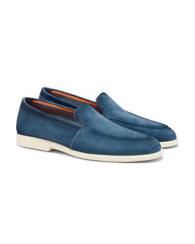 Santoni - Malibu loafer - Light blue