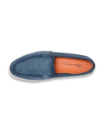 Santoni - Malibu loafer - Light blue