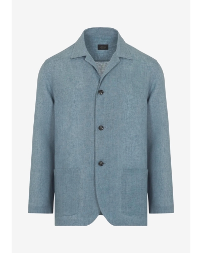 Brioni - Shirt jacket - Linen - Azzurro