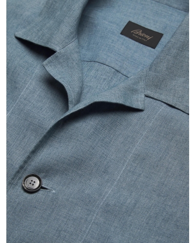Brioni - Shirt jacket - Linen - Azzurro