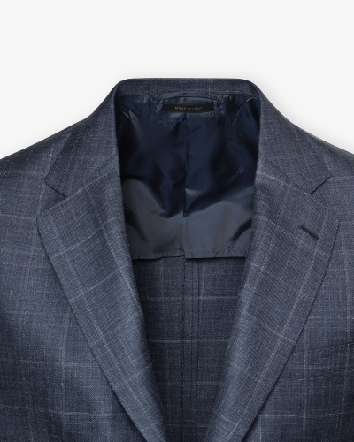 Brioni - Jacket wool silk linen - Blue
