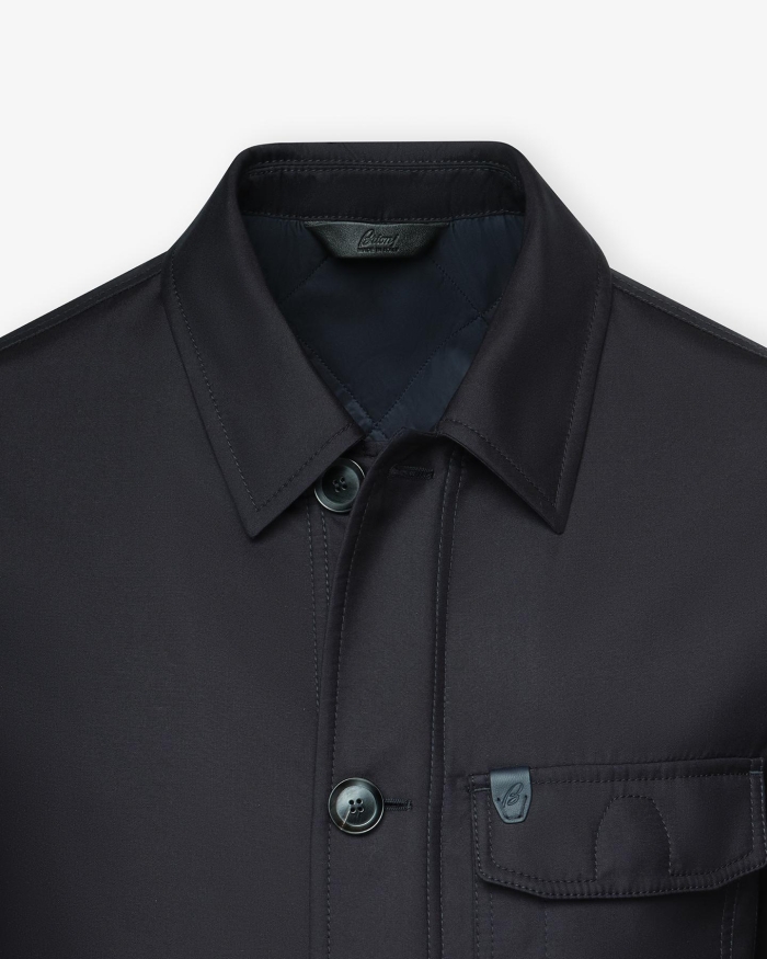 BRIONI Brioni - Jacket silk - Navy