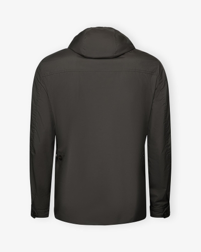 MooRER - Safari jacket with removable hoody - Brown