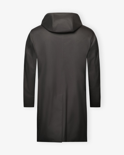 MooRER - Carcoat with removable hoody - Brown-Grey