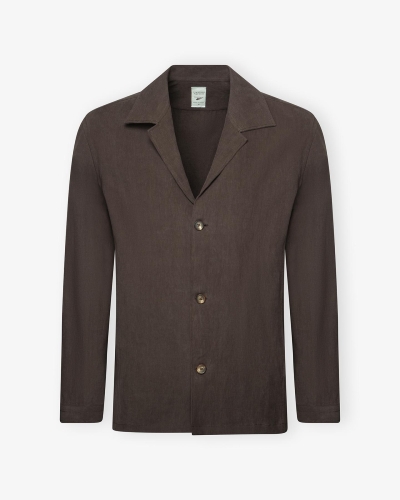 E. Maffeis x Solbiati - Shirt jacket linen - Brown