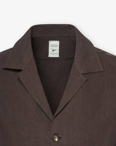 E. Maffeis x Solbiati - Shirt jacket linen - Brown