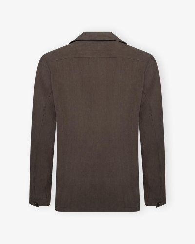 E. Maffeis x Solbiati - Shirt jacket linen - Brown