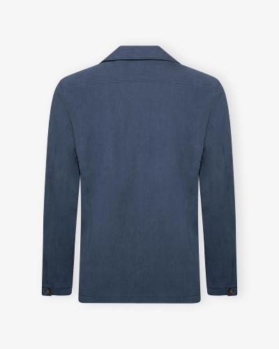 E. Maffeis x Solbiati - Shirt jacket linen - Blue
