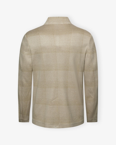 M. Baldassari - Stand collar jacket - Cotton silk linen - Sand