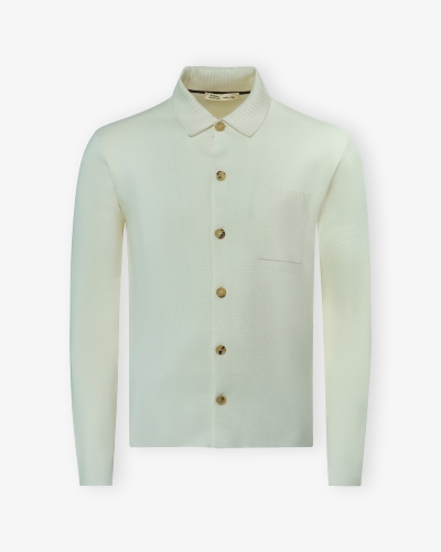 M. Baldassari - Overshirt light cashmere - White