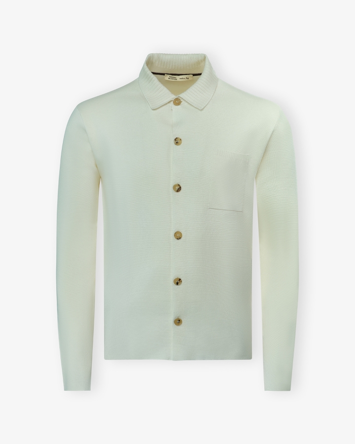 MAURIZIO BALDASSARI M. Baldassari - Overshirt light cashmere - White