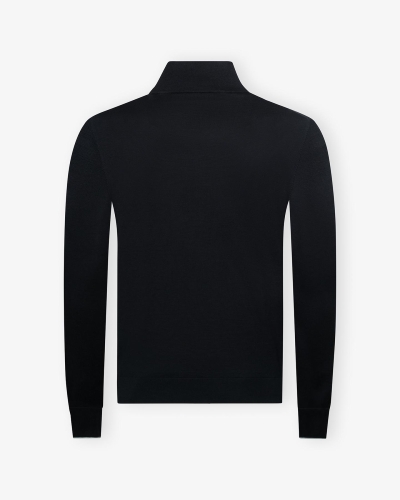 Doriani Cashmere - Vest full zip - Silk cotton - Navy